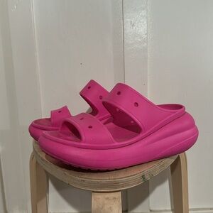Pink Croc Sandals